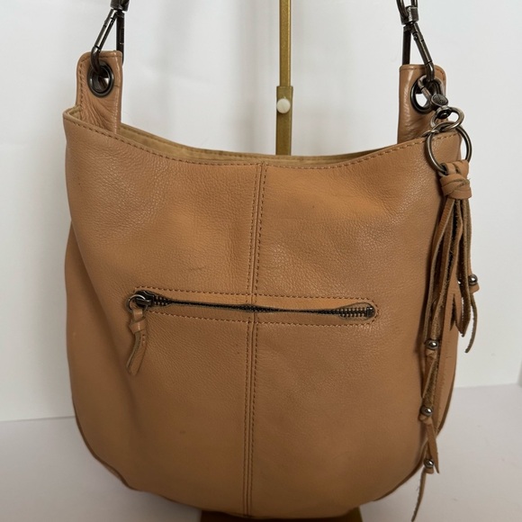 Sak Zinnia Beige Leather Front Stud Studded Pocket Purse - Picture 6 of 13